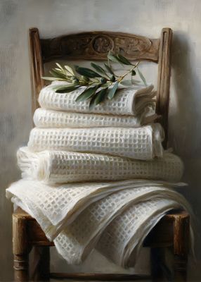 Waffleknit Cotton Towels