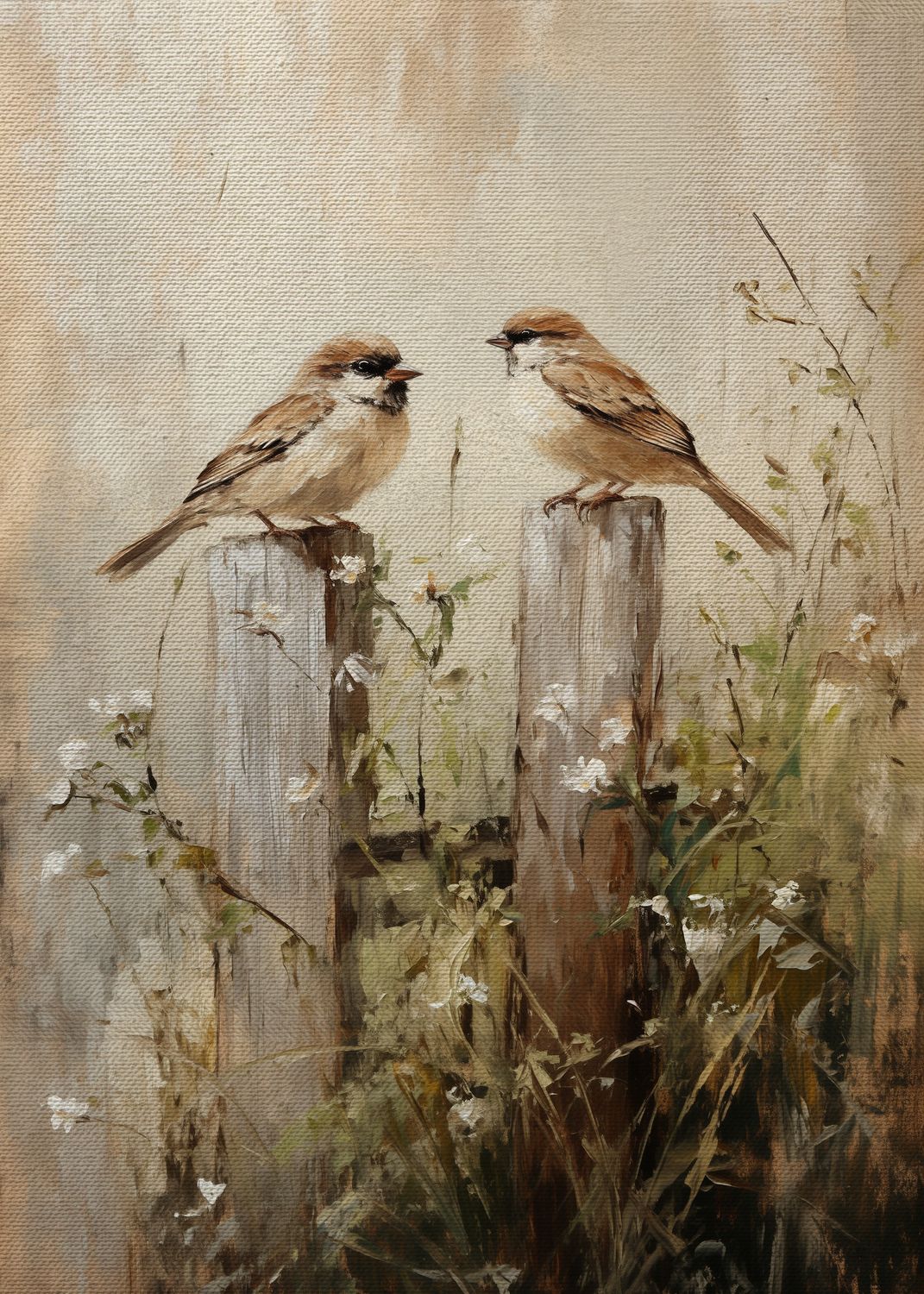 Two Sparrows