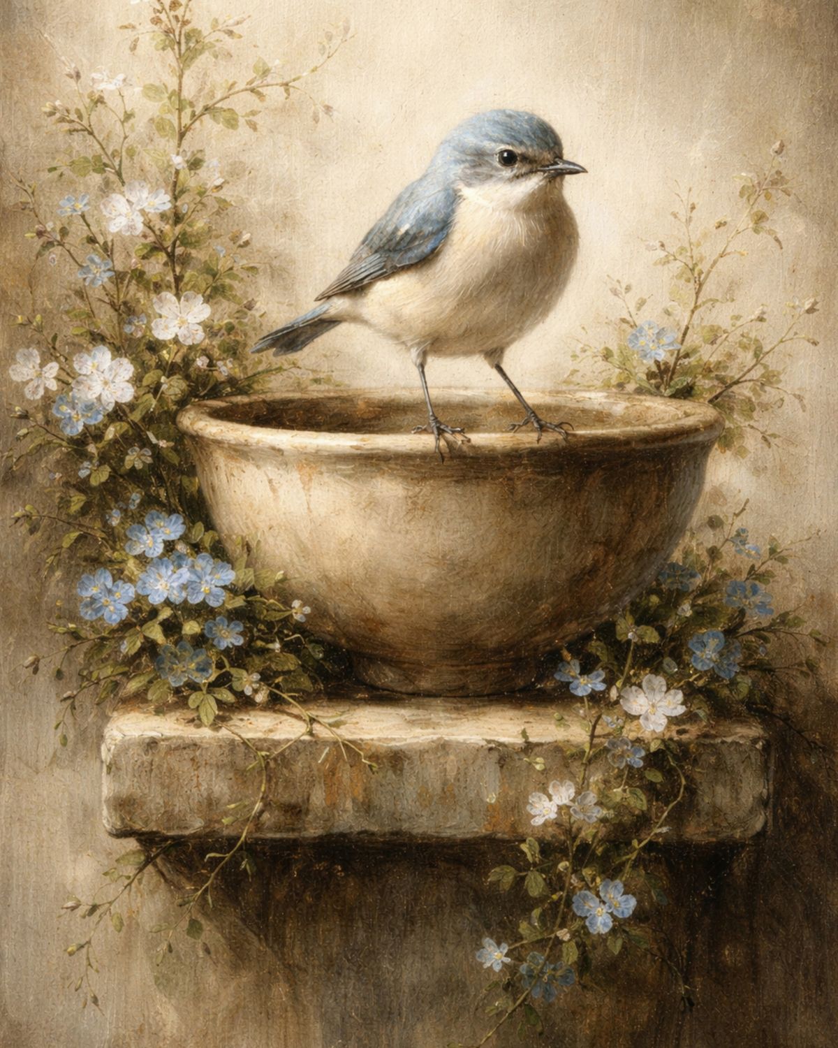 Blooming Bluebird