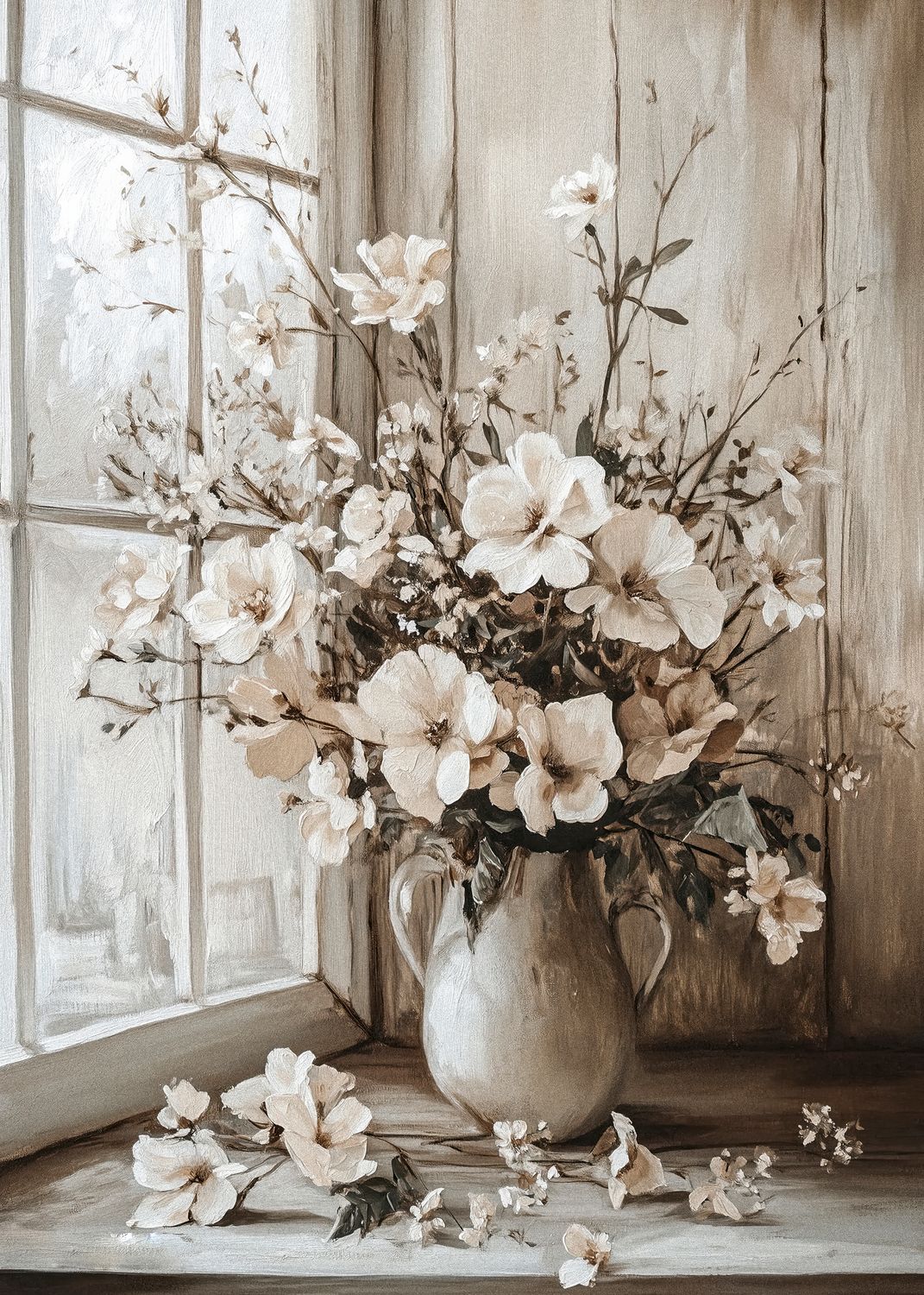 Neutral Vase at Window