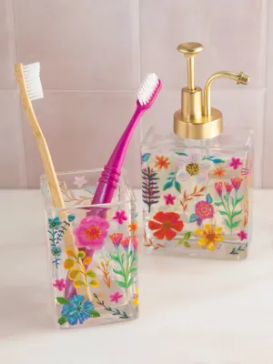 Floral Bath Accessories