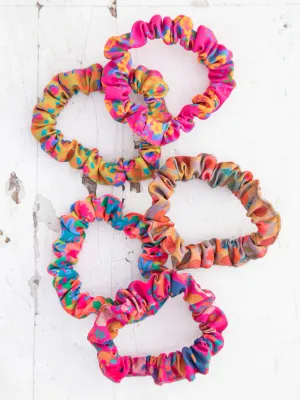 Mixed Print Scrunchies