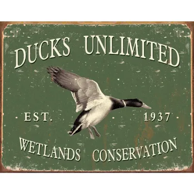 Ducks Unlimited Since 1937 Tin Sign