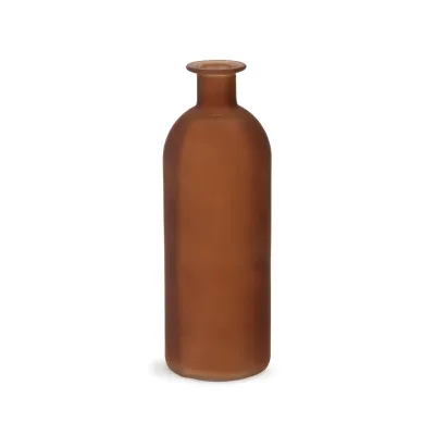 Amber Bottle Vases