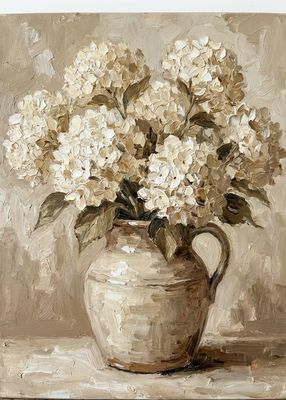 Hydrangeas in Pitcher