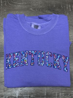 KY Letters Tee-Violet