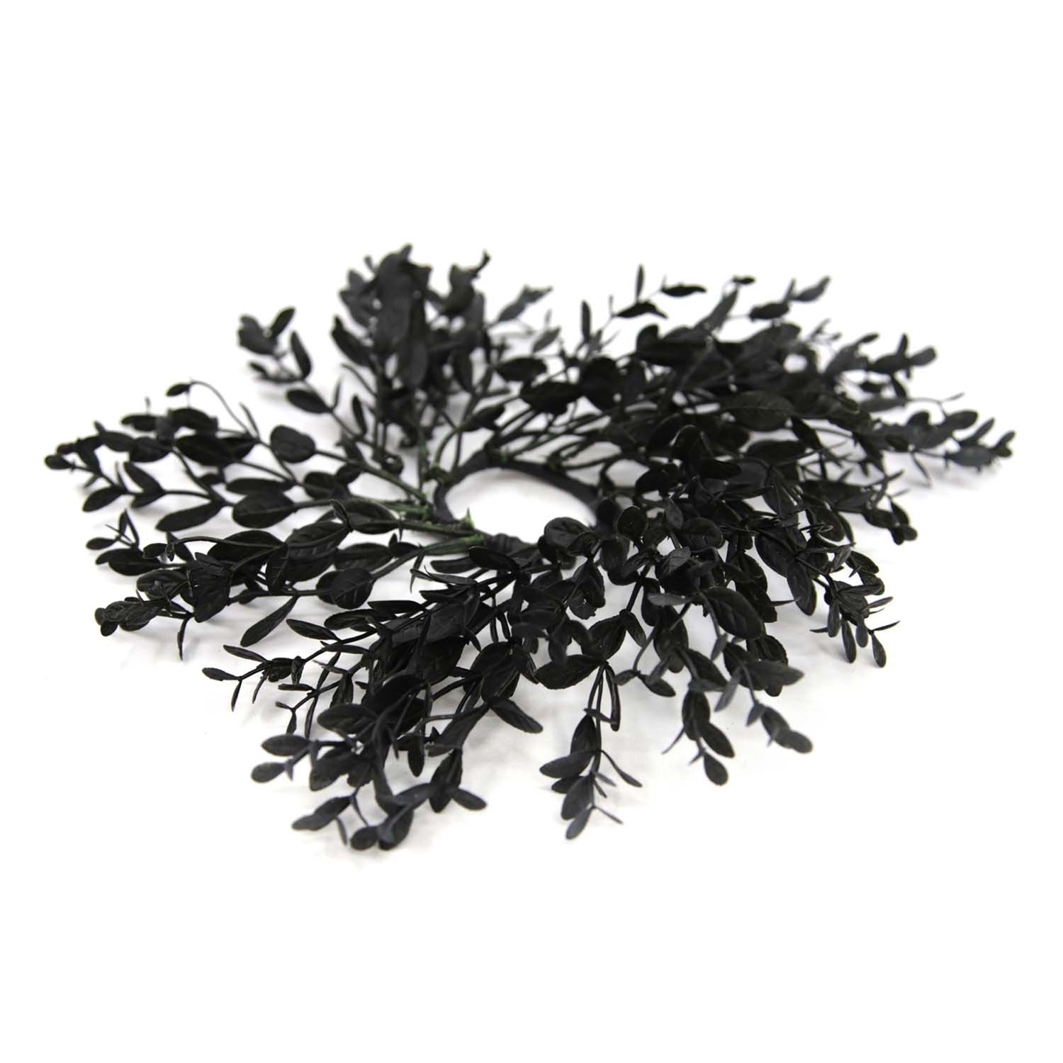 Black Leaf Mini Ring