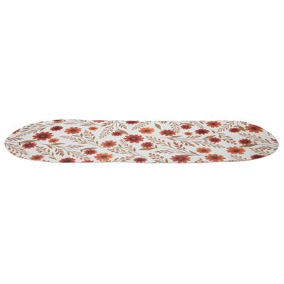 Fall Flowers Oval Mat