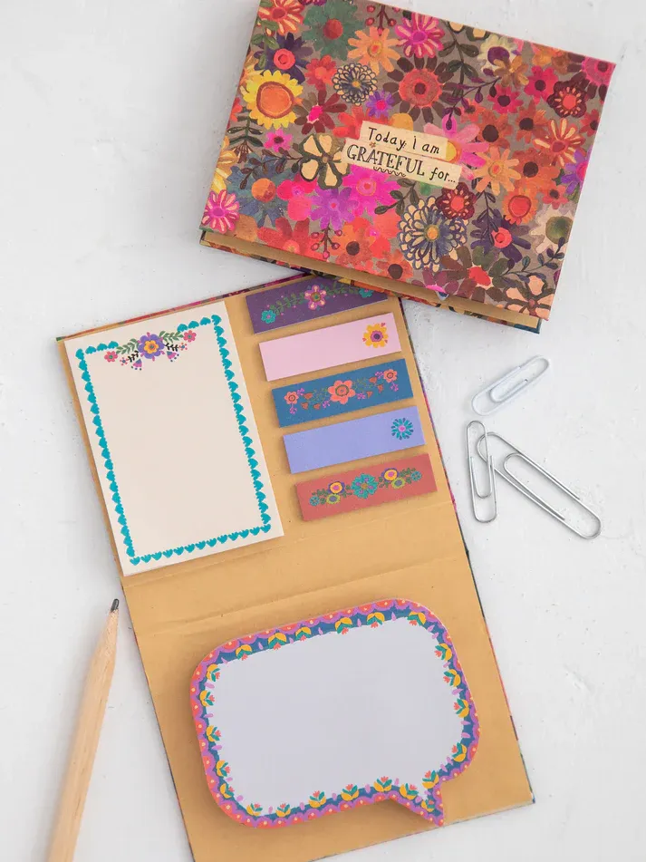 Sticky Notebook-Grateful