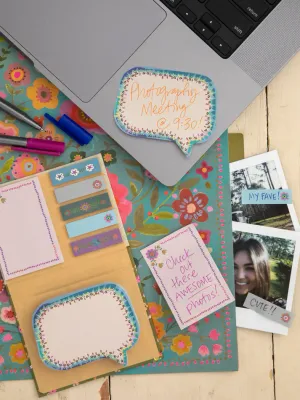 Sticky Notebook-Grateful