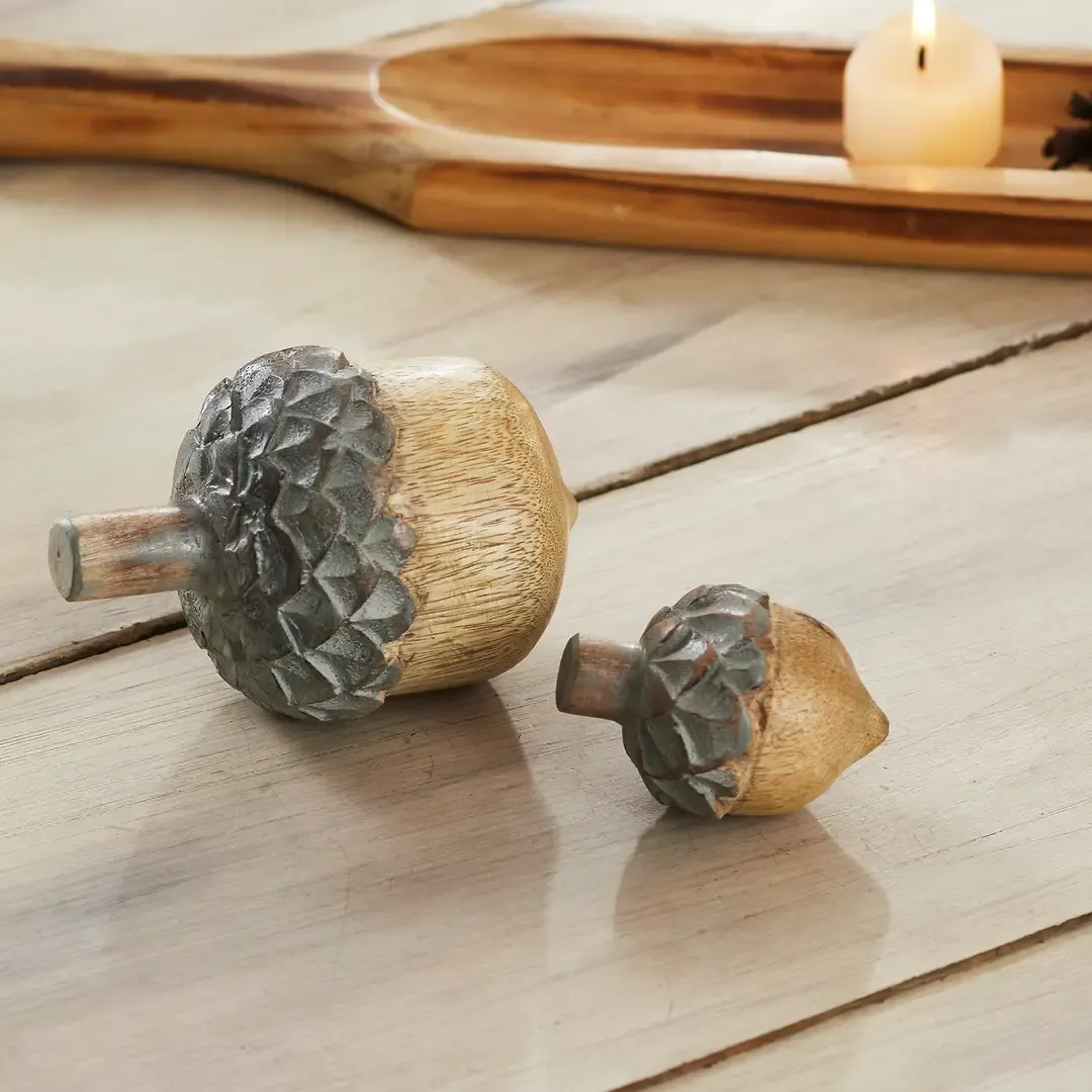 Wood Acorns
