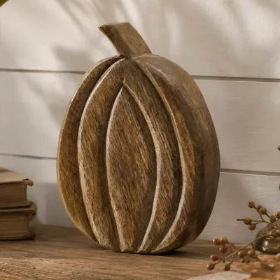 Walnut Wood Pumpkin