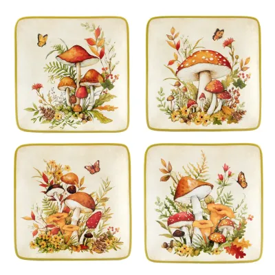Woodland Critters Fall Plates