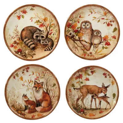 8.5" Pine Forest Fall Plates