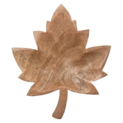 Mango Wood Leaf Plate