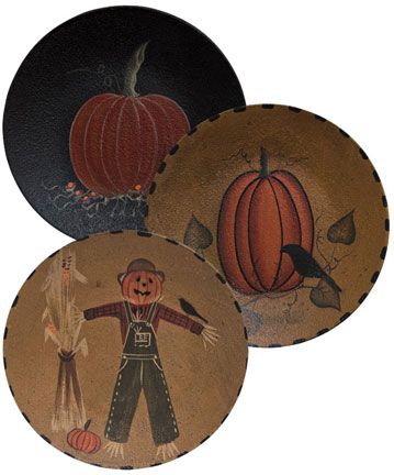 Rustic Fall Plates