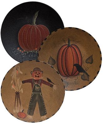 Rustic Fall Plates