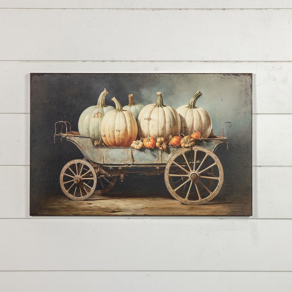 Pumpkin Wagon Print