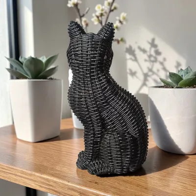 Farmhouse Halloween Black Cat