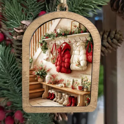 Cozy Christmas Coats Ornament