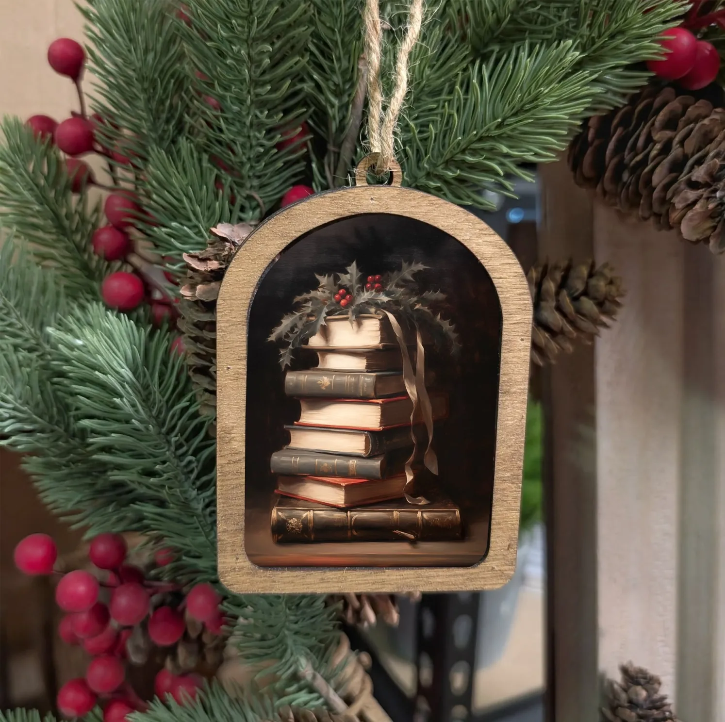 Christmas Books Ornament