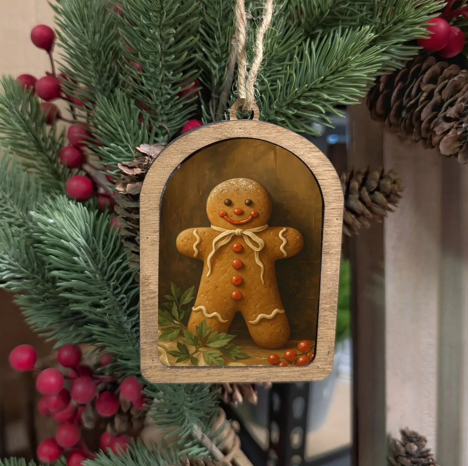 Gingerbread Man Ornament