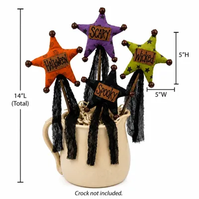 Halloween Star Wands