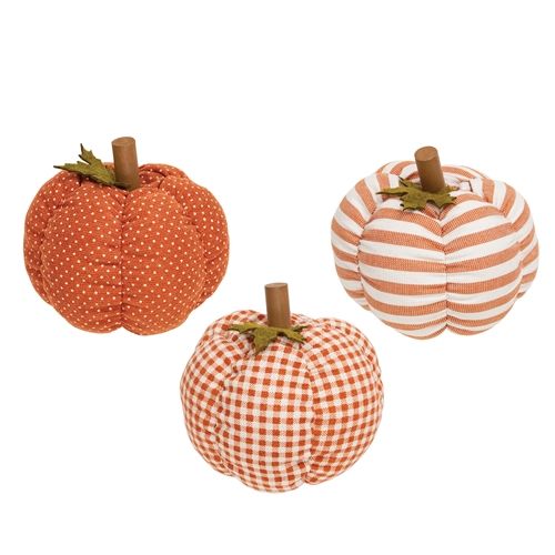 Orange Patterned Pumpkins