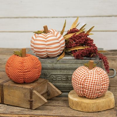 Orange Patterned Pumpkins