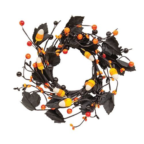 3.5" Spooky Candy Corn Candle Ring