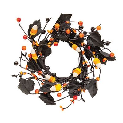 3.5" Spooky Candy Corn Candle Ring