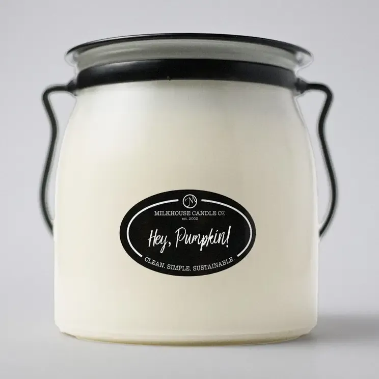 16oz Butter Jar Hey, Pumpkin!