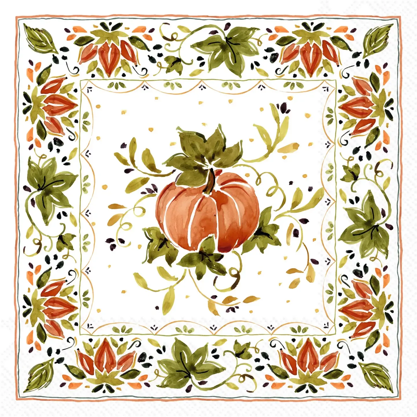 Fall Paper Lunch Napkins