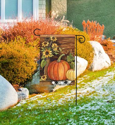 Harvest Gathering Garden Flag