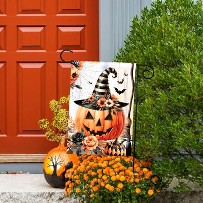 Vintage Jack O' Lantern Garden Flag