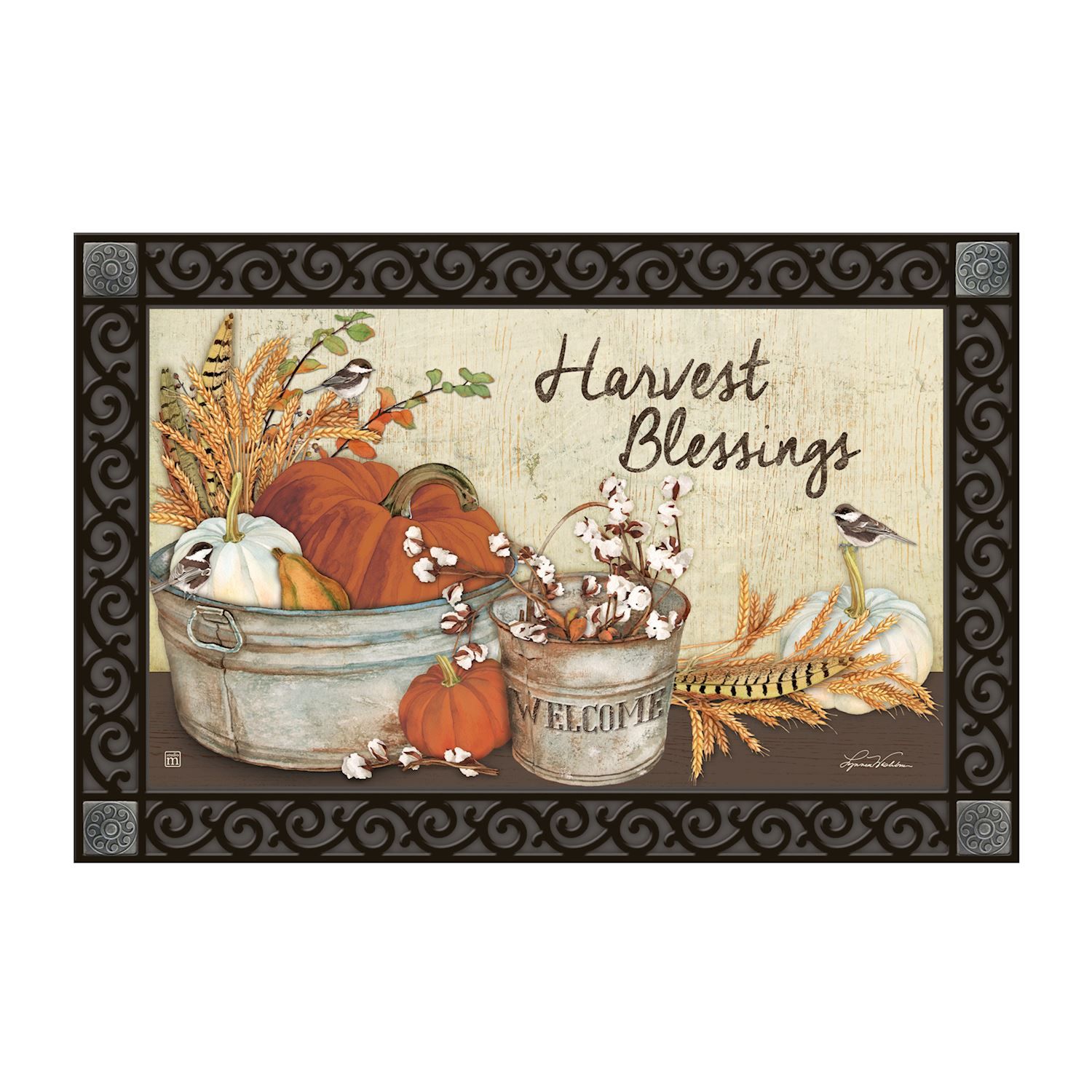 Farmhouse Pumpkins MatMate