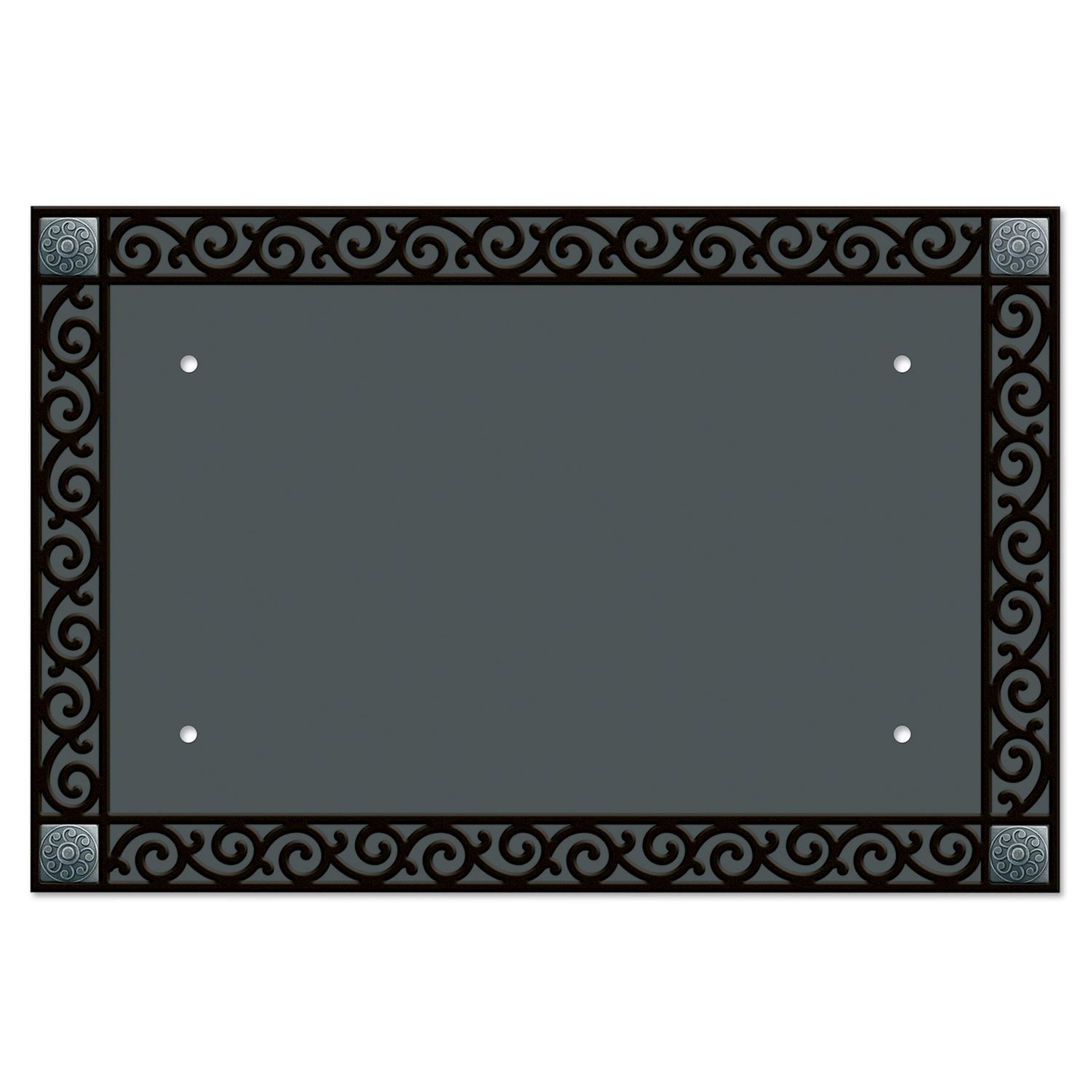 Recycled Rubber Tray - Scroll