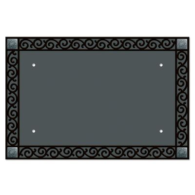 Recycled Rubber Tray - Scroll