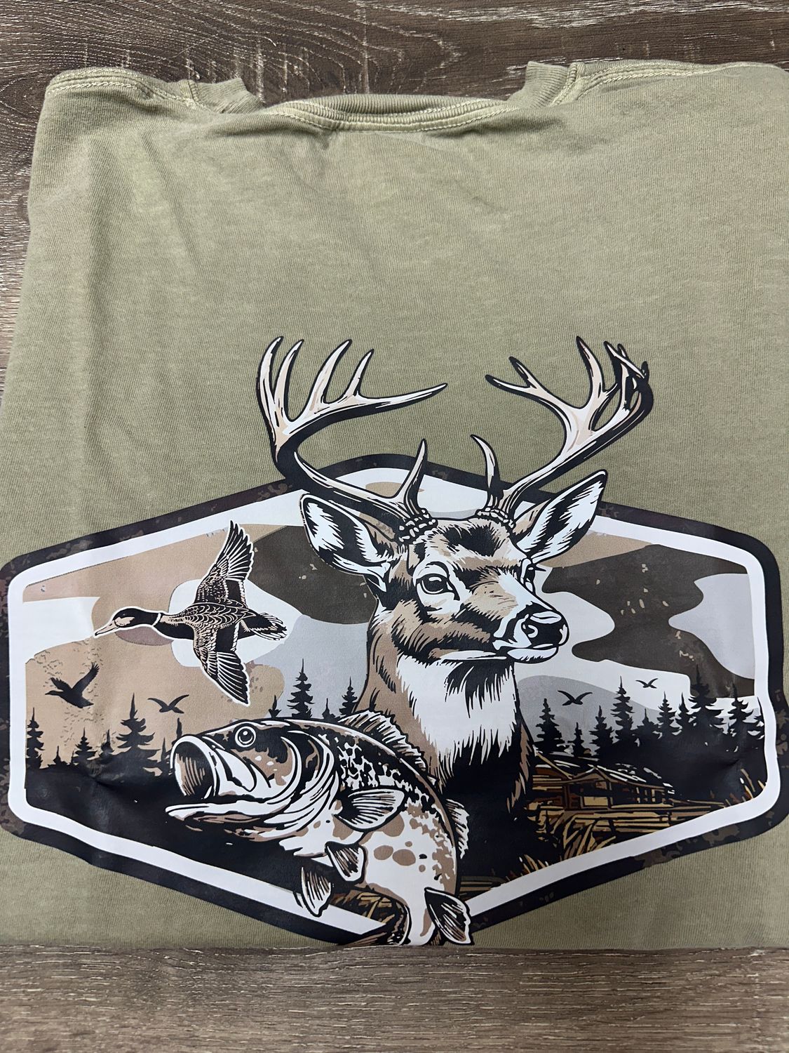 Hunting Season Men's Tee-Khaki