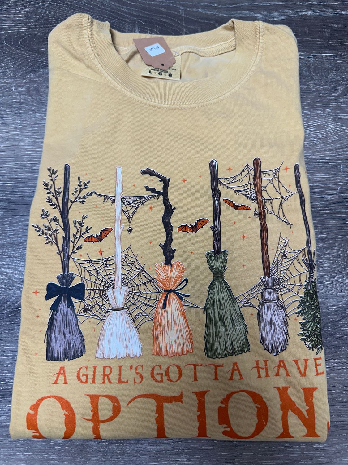 Brooms Tee-Mustard