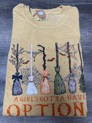 Brooms Tee-Mustard