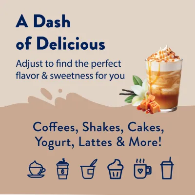 Sugar Free Vanilla Caramel Cream Syrup