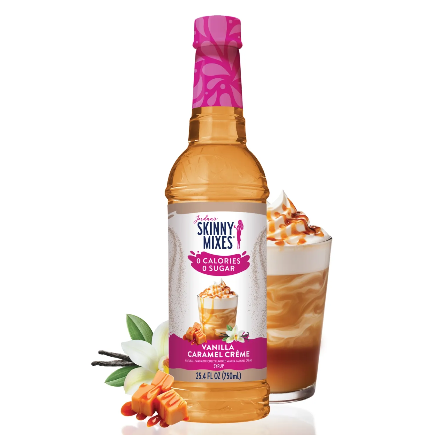 Sugar Free Vanilla Caramel Cream Syrup