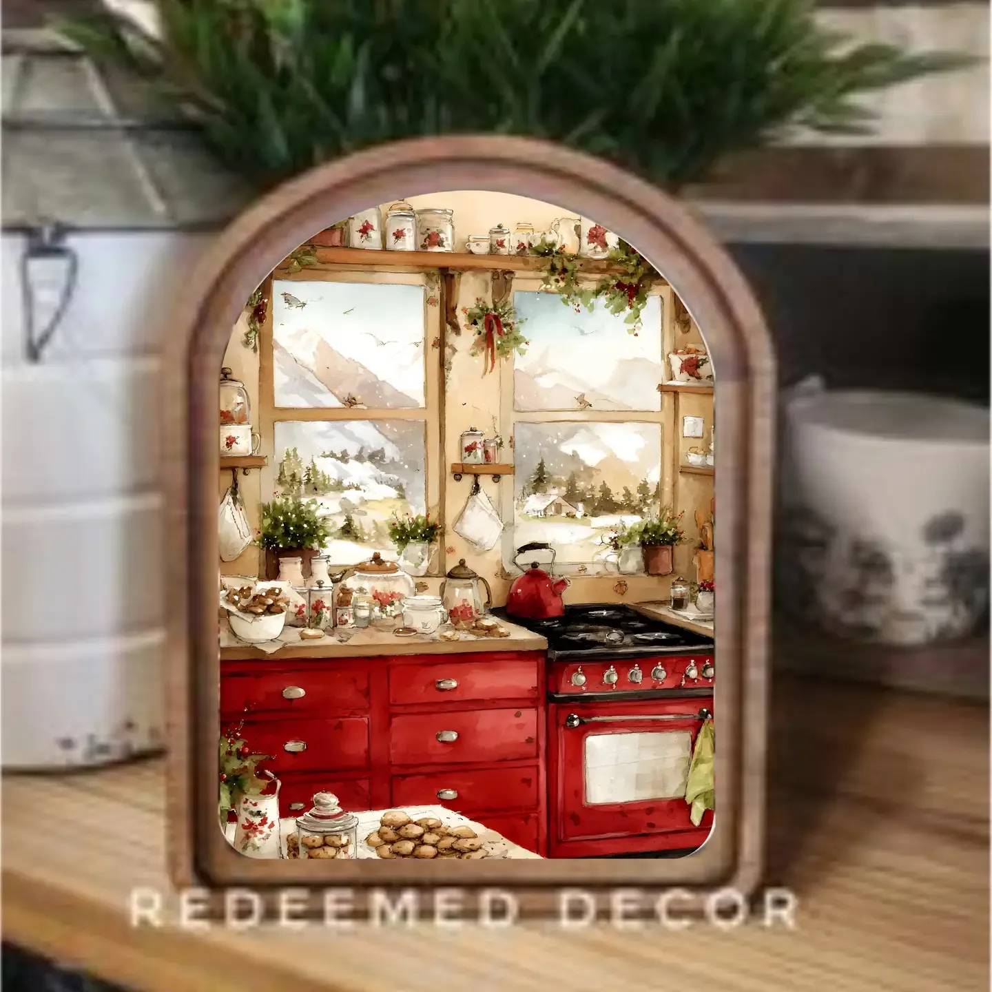 Cozy Christmas Kitchen