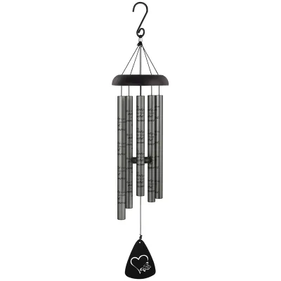 30" Peaceful Memories Charcoal Sonnet Wind Chime