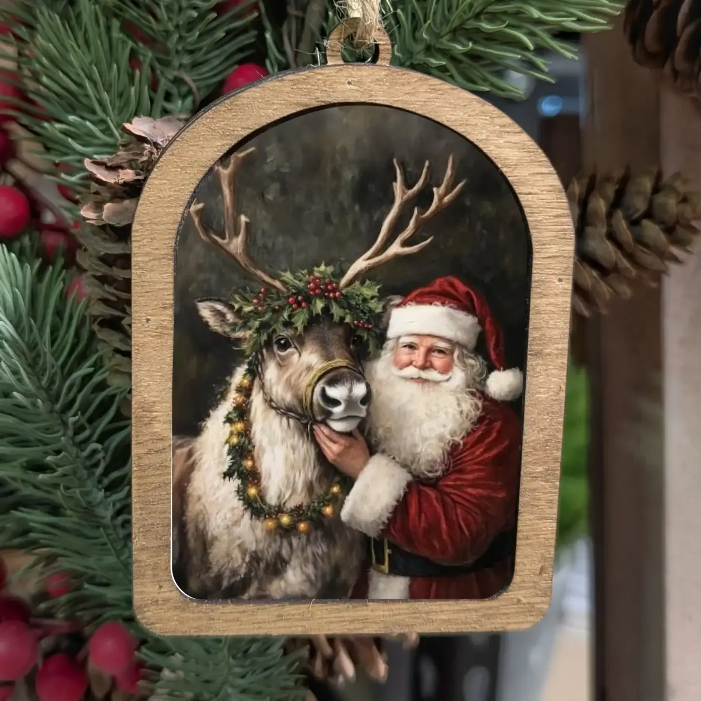 Classic Santa Ornament