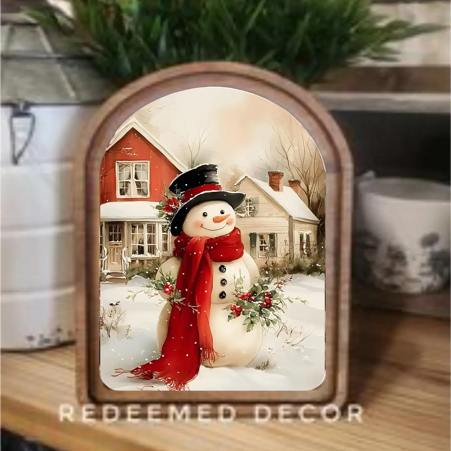 Cozy Christmas Snowman