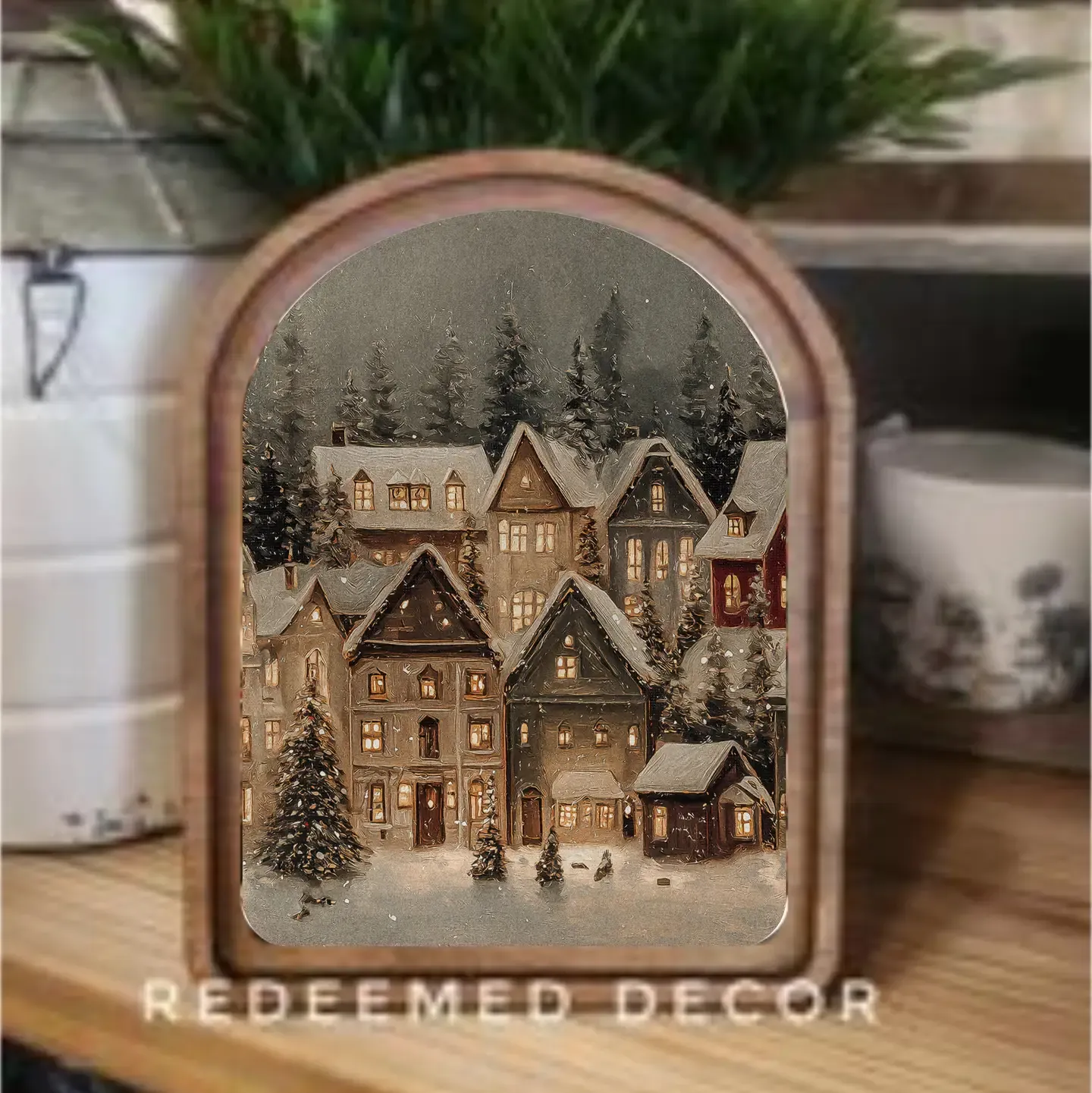 Snowy Christmas Village