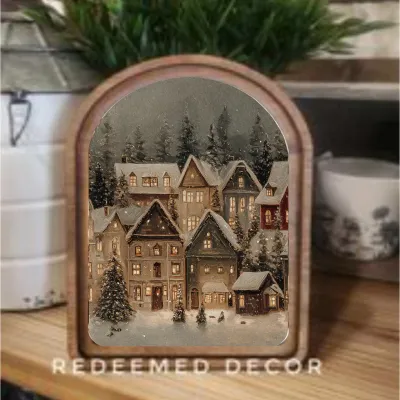 Snowy Christmas Village