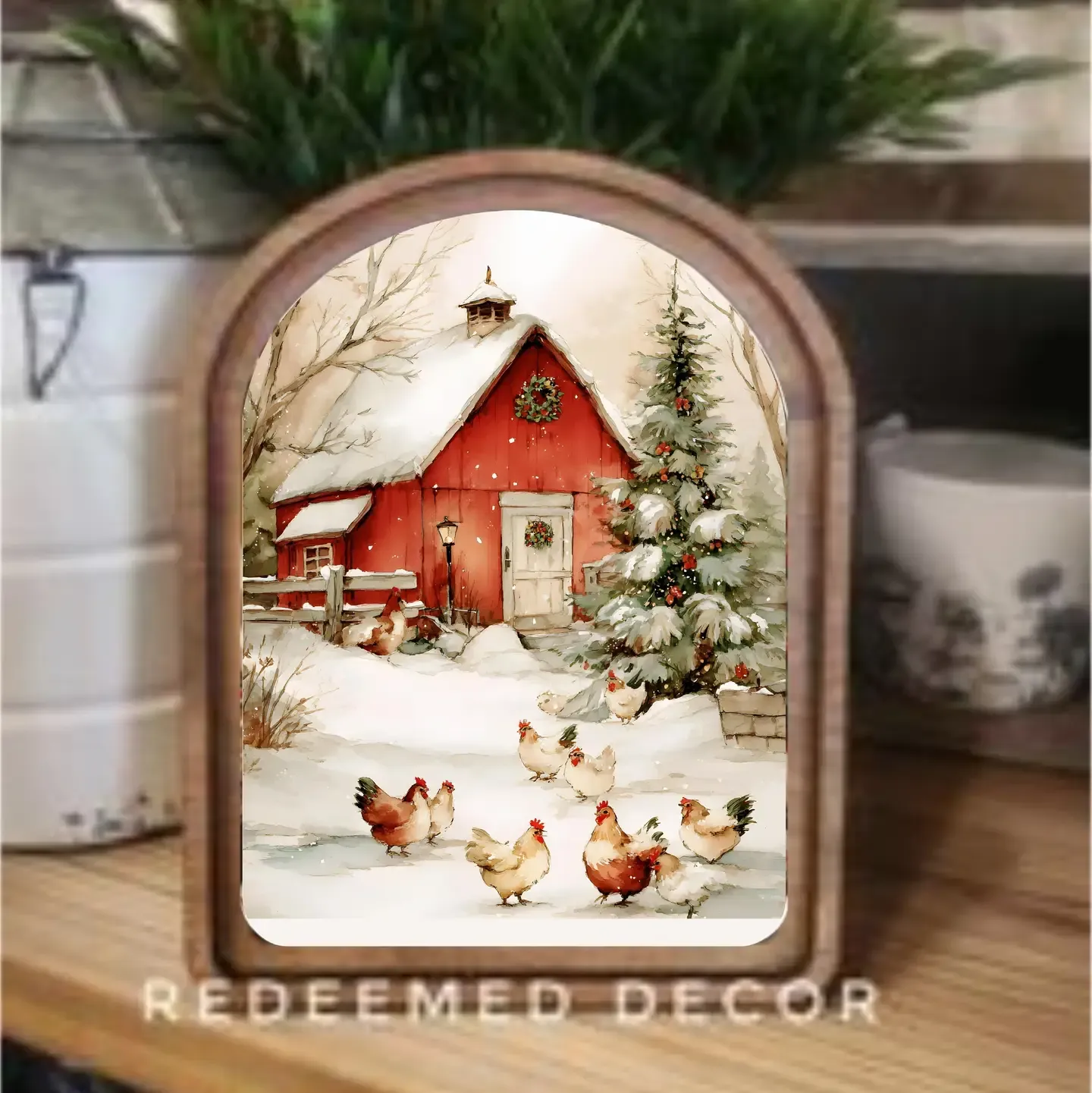 Cozy Christmas Chickens
